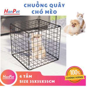 Lồng tắm mèo 35x35x35cm (chó mèo dưới 3kg) dùng làm lồng tắm hoặc nhốt chó mèo