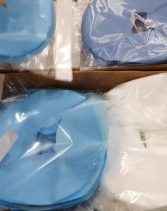 -100 Miếng Lót Gối Bằng Vải Kháng Khuẩn Dùng cho Spa Massage Thư Giãn Rất Tiện Lợi