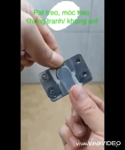 SET 1 CẶP. PAT TREO. DÙNG TREO KHUNG TRANH CHUẨN CHẮC CHẮN CHỌN loại 1 ốc và 2 ốc. TH 716.717