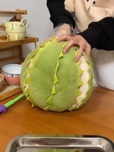 Originality Plush Durian Doll Fruits Golden Pillow Durian Tearable Stress Relieving Toys Durian Pendant Cartoon Cute