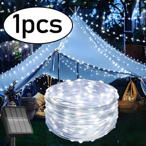 Outdoor LED Solar Chtistmas Garland Lights Waterproof 8Modes for  Garden Patio Balcony Yard Xmas Party Decor Solar String Lights