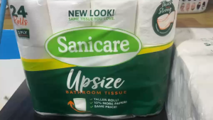 Sanicare Upsize Bathroom Tissue 24 Rolls 2-PLY