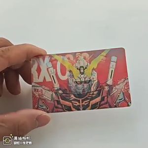 Thẻ gundam 4D 1 trong 4 bộ giáp siêu đẹp RX78-2 Mobile Suit 1459 nf 1-1