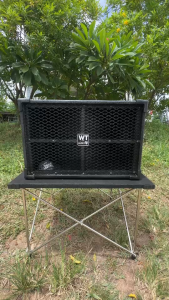 ตู้เบสแผ่นดินไหว10นิ้ว (ตู้เปล่า) ไม้ปาติเกิ้ล หนา15มิล ตะแกรง สเปคอน พ่นสีระเบิด งานตัดด้วยเครื่องCNC