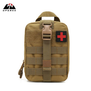 UPGREE Outdoor Waist Bag Men Multifunctional Hiking Bag Tactical Medical First Aid Kit Mountain Climbing Wilderness Survival Tool Waist Bag Large Capacity Lightweight Sports Mini Casual Camping Bag