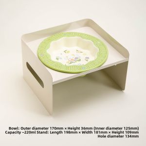 Petdebby | Anti-Tipping High Pedestal Pet Bowl