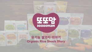 Renewallife DDODDOMAM Organic Baby Snack - Rice Rusk & Rice Stick & Rice Puff / Korea Baby Snack / Baby Food