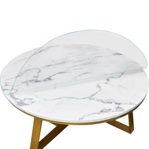 QIAOSHE | Waterproof Oil-Resistant Heat-Resistant Transparent Soft Glass Protective Table Mat