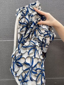 Quần Dài Thường Ngày Nhanh Khô Mùa Hè Mới Cho Nữ Họa Tiết Hoa Quần Dài Ống Rộng Thoải Mái Đa Năng Phong Cách Harajuku