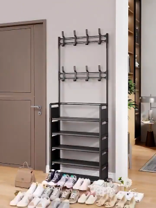 WakayaHome | 4/5 Layer Multifunctional Shoe Rack Organizer Shoe Rack With Hat Rack Durable Shoe Organizer
