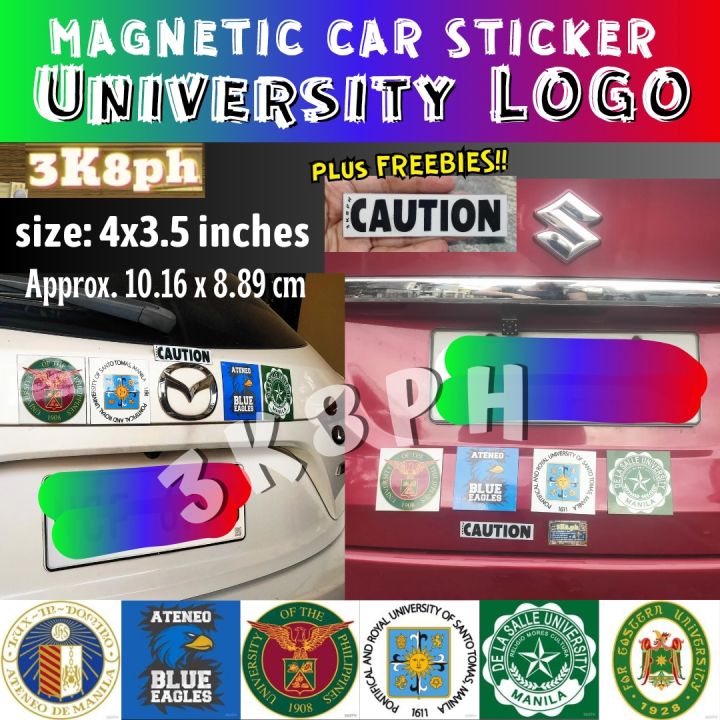 CAR STICKER for UNIVERSITY LOGO ATENEO UP DELA SALLE