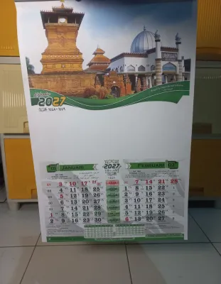 Kalender dinding 2027 terlaris terlengkap - Menara Kudus - AlManak - original - Alat tulis kerajinan dan kartu hadiah - Produk Kertas - Kalender & Agenda