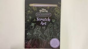 Disney Princess Enchanting Scratch Art Book With Tool For Kids with Activities