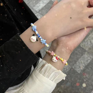 Adjustable Cat And Dog Themed Bracelet for Couples And Best Friends KT Cat Pachat Dog Miyuki Beads Bracelet High Quality Jewelry