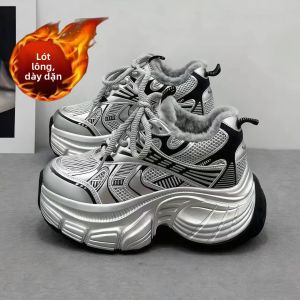 JIFANPAUL | Giày Thể Thao Đế Bánh Xe Dày Lót Nỉ