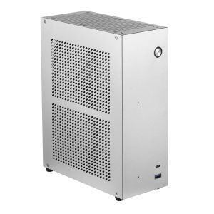T.F.SKYWINDINTL(TFSKYWINDINTL) | 4.5L Dual-Disk Mini Desktop Chassis 3.5" Hard Disk Hot-Swap ITX Mini NAS Chassis DC Power Supply Method For Home Office/Network