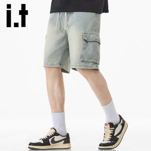 izzue | Quần Short Jean Dài Suông Mỏng Cho Mùa Hè