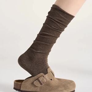 Womens Boot Pairing Mid Calf Socks