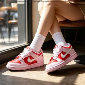 Nike | Giày Thể Thao Thoáng Khí Màu Hồng Mới Cho Phụ Nữ Và Gái