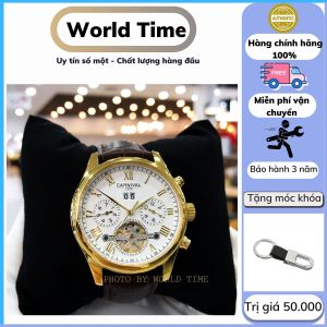 Đồng Hồ Nam Đồng hồ cơ nam cao cấp Carnival 8670G [ Chính Hãng Full Box ] Kính Sapphire Chống Xước Chống Nước Dây Thép 316L Bảo Hành 36T