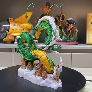 22cm DRAGON BALL Shenron Son Goku Cosplay Super Saiyan Action Figure Q Version Model Dolls Gift For Kids