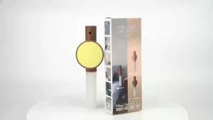 Automatic Night Light Motion Sensor Rechargeable LED Wall Lamp Human Body Induction 3 Modes Magnetic Bedroom Bathroom Hallway
