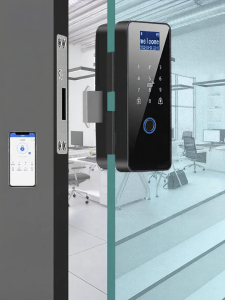 KANGTING | Smart Office Door Lock Password and Fingerprint Remote Opening Universal No Drilling Required