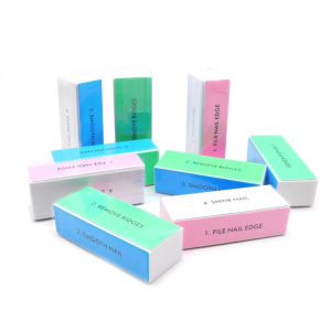 Nails Buffer Grind Buffing Block Pink Nail File for Pedicure Manicure Care Nail Art Sponge Buffer Polish Nail Accessories Tools
