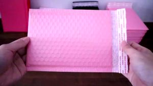 13x18cm Pink Padded Envelope Bubble Mailer Plastic Waterproof Tear Proof for Packaging Bubble Mailers Parcel Pouch Bag