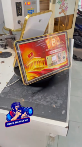 MS 02 Tranh ảnh để bàn treo tường kỷ niệm 80 năm Quốc Khánh ngày 2/9 tranh gỗ bề mặt tráng gương