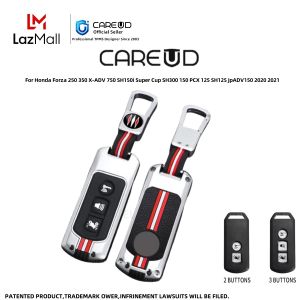 Zinc Alloy Car Key Case Cover for Honda Forza 250 350 X-ADV 750 SH150i Super Cup SH300 150 PCX 125 SH125 Jp ADV150 2020 2021 New Edition