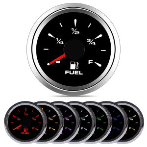 52mm Fuel Level Gauge 0-190ohm 240-33ohm Meter For Yacht Marine Boat Car Water Level Gauge Sensor Sender Unit 9-32V Accessories