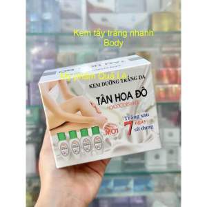 sỉ nguyên lố 12 chai dưỡng trắng Tân hoa đô trắng da cho body chai nhỏ 25gram