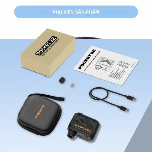 Máy Bơm Xe Đạp Mini Có Thể Sạc Lại 100PSI Máy Bơm Hơi Di Động Type-C Cho Lốp Xe Schrader Presta Phụ Kiện Xe Đạp 5V