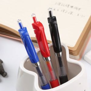 MOMO 1PC Portable K35 Press Gel Pen Black Red Blue Ink Student Writing School Stationery