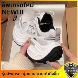 รองเท้าผ้าใบแบบสวมลำลองสำหรับผู้หญิง ทรงหัวมน ส้นกลาง วัสดุรองเท้าหนัง PU วัสดุด้านในเป็นหนัง ฤดูร้อน 2025