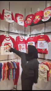 Stelan Rok Baju Merah Putih Lengan Pendek Usia 1 Sampai 6 Tahun Bahan Katun Model Desain Terbaru