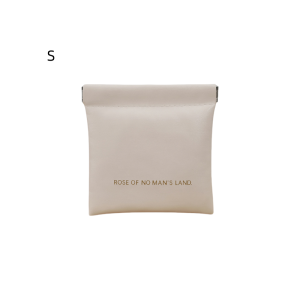 กระเป๋าเก็บของขนาดเล็กพร้อมสายดาต้าปิดอัตโนมัติ หูฟังแบบมีสาย กระเป๋าพกพา กระเป๋าใบเล็ก ปากเครื่องสําอาง ซองสีแดง