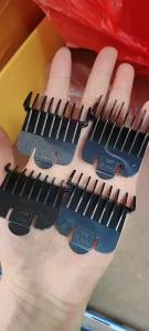VGR | Bộ Lược Bảo Vệ Tông Đơ Màu Đen Cho Andis T Outliner Bộ Lược Hướng Dẫn Gắn Lưỡi Dao Gắn Vào Bộ Lược 1.5/3.0/6.0/9.0mm Bộ Phụ Kiện Cắt Tóc