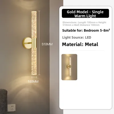 DENGGUANGYE | Bubble Crystal Modern Wall Light