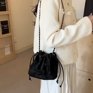 EERSHENSHI กระเป๋าใบเล็กมีสายรัดมีสายรัดสูงกระเป๋าสะพายไหล่แฟชั่นใหม่สำหรับผู้หญิงกระเป๋าสะพายข้าง