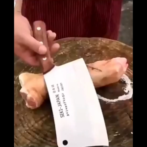【In Stock & Fast Dispatch】Stainless Steel Thicken Bone Chopper Knife Cut Bone Large Kitchen Knife Pisau Potong Tulang 加厚砍骨刀斩剁骨头不锈钢大菜刀