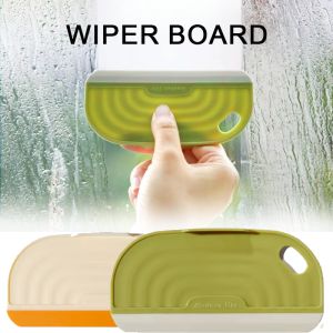 Creative Cloud Water Scraper Board Bathroom Mirror Glass Wiper Hanging Table Tile Scraper Cleaning Tool Shower Squeegee