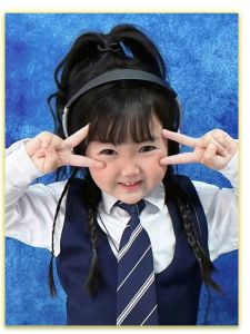 Y2K Chinese Style Childrens Fake Hair High Ponytail Fountain Braid Breathable Sporty Girl Half-Up Waterfall Ponytail Clip