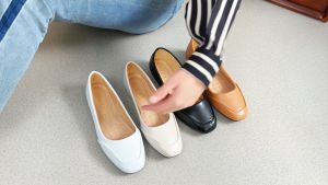 LEYA Korean Fashion Women Doll Shoes Office Flat Shoes Casual Wear shoes for Women #7721