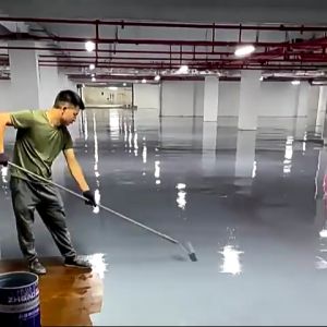 🔥1000g with brush & gloves🔥 3 In 1 Epoxy Floor Paint Cement Floor Wear-Resistant Waterproof Anti Slip 3in1 floor paint with brush for Outdoor Indoor Warehouse Workshop Garage Office Factory Gym Playground Shopping Mall