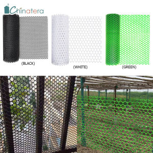 Chinatera 40x300cm Plastic Chicken Wire Fence Mesh Hexagonal Fencing Wire for Gardening Garden Floral Poultry Fencing Netting