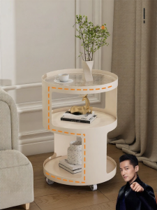OUQI | Movable Mini Side Table Trolley