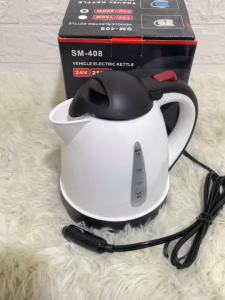 Ấm đun nước 12-24v đùng cho ô tô xe tải. Ấm đun nước dung tích lớn 1000ml (1 chiếc)