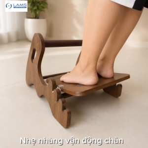 Giá Kê Chân Văn Phòng Footrest Gỗ - Gác Chân Dưới Bàn Làm Việc Hỗ Trợ Tập Cổ Chân Giảm Mỏi Chân